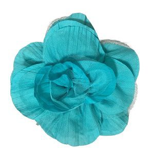 Thirty-One | Aqua Blue Rosette Flower Clip for Bags, Luggage, Hair One Size
